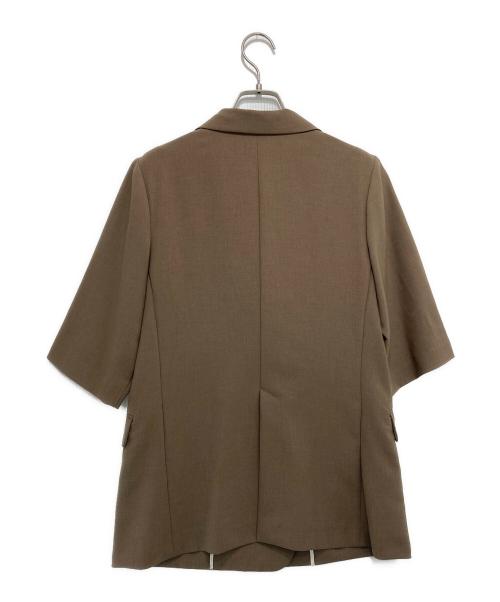 green label relaxing（グリーンレーベルリラクシング）green label relaxing (グリーンレーベルリラクシング) エアシカル ショート スリーブ ジャケット ベージュ サイズ:-の古着・服飾アイテム