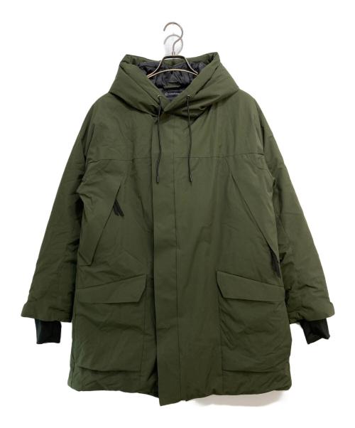 Junhashimoto（ジュンハシモト）Junhashimoto (ジュンハシモト) 中綿コート カーキ サイズ:Sの古着・服飾アイテム