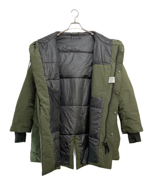 Junhashimoto（ジュンハシモト）Junhashimoto (ジュンハシモト) 中綿コート カーキ サイズ:Sの古着・服飾アイテム