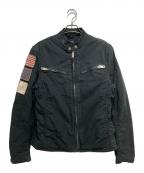 POLO JEANS CO.ポロジーンズカンパニー）の古着「ノーカラージャケット」｜ネイビー