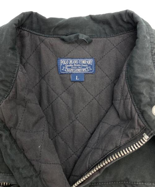 POLO JEANS CO.（ポロジーンズカンパニー）POLO JEANS CO. (ポロジーンズカンパニー) ノーカラージャケット ネイビー サイズ:Lの古着・服飾アイテム