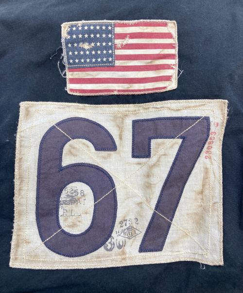 POLO JEANS CO.（ポロジーンズカンパニー）POLO JEANS CO. (ポロジーンズカンパニー) ノーカラージャケット ネイビー サイズ:Lの古着・服飾アイテム