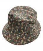 stussy hatsステューシー）の古着「［古着］90’s バケットハット」｜カーキ