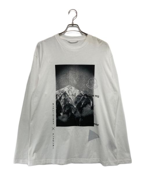 MONCLER GENIUS（モンクレール ジーニアス）MONCLER GENIUS (モンクレール ジーニアス) and wander (アンドワンダー) MAGLIA T-SHIRT ホワイト サイズ:Lの古着・服飾アイテム