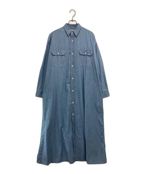 orSlow（オアスロウ）orSlow (オアスロウ) デニムシャツワンピース インディゴ サイズ:-の古着・服飾アイテム