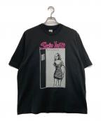 blurhms ROOTSTOCK×SONIC YOUTHブラームスルーツストック×ソニックユース）の古着「Print Tee SUNBURST EYES」｜ブラック