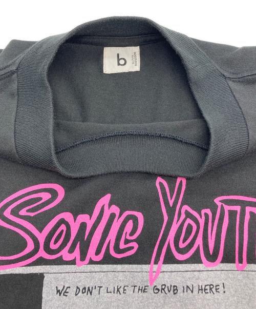 blurhms ROOTSTOCK（ブラームスルーツストック）blurhms ROOTSTOCK (ブラームスルーツストック) SONIC YOUTH (ソニックユース) Print Tee SUNBURST EYES ブラック サイズ:2の古着・服飾アイテム