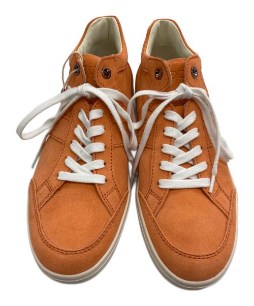 TOD'S（トッズ）TOD'S (トッズ) スウェードスニーカー オレンジ サイズ:38の古着・服飾アイテム