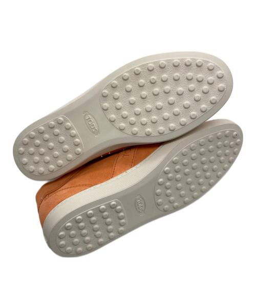 TOD'S（トッズ）TOD'S (トッズ) スウェードスニーカー オレンジ サイズ:38の古着・服飾アイテム