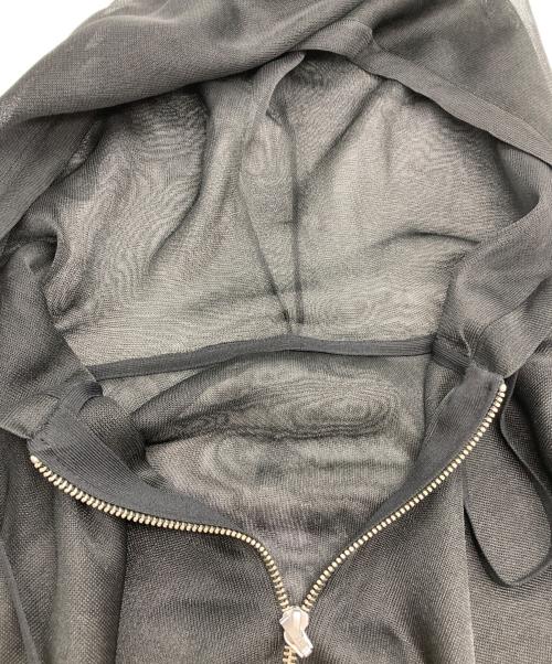 Diagram（ダイアグラム）Diagram (ダイアグラム) グレースコンチネンタル シアーニットパーカー ブラック サイズ:36の古着・服飾アイテム