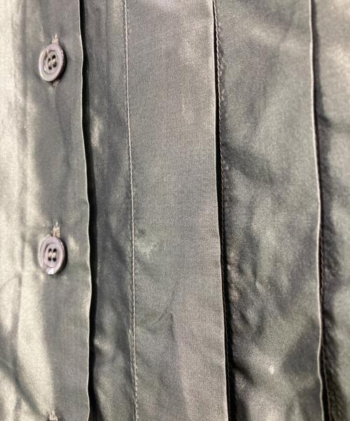 PRADA（プラダ）PRADA (プラダ) ［古着］袖プリーツシルクシャツ カーキ サイズ:38の古着・服飾アイテム