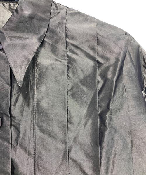 PRADA（プラダ）PRADA (プラダ) ［古着］袖プリーツシルクシャツ カーキ サイズ:38の古着・服飾アイテム