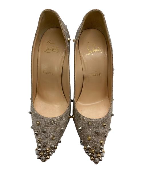 Christian Louboutin（クリスチャン・ルブタン）Christian Louboutin (クリスチャン・ルブタン) スタッズヒールパンプス サイズ:36の古着・服飾アイテム