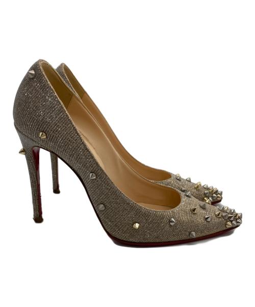 Christian Louboutin（クリスチャン・ルブタン）Christian Louboutin (クリスチャン・ルブタン) スタッズヒールパンプス サイズ:36の古着・服飾アイテム