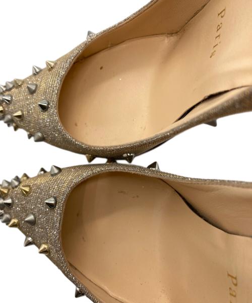 Christian Louboutin（クリスチャン・ルブタン）Christian Louboutin (クリスチャン・ルブタン) スタッズヒールパンプス サイズ:36の古着・服飾アイテム