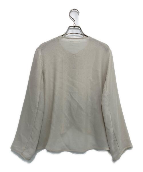 COLLAGE GALLARDAGALANTE（コラージュ ガリャルダガランテ）COLLAGE GALLARDAGALANTE (コラージュ ガリャルダガランテ) メッシュシャツジャケット ベージュ サイズ:Fの古着・服飾アイテム