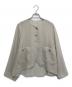 COLLAGE GALLARDAGALANTE（コラージュ ガリャルダガランテ）の古着「メッシュシャツジャケット」｜ベージュ