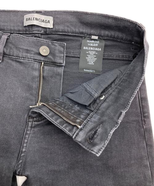 BALENCIAGA（バレンシアガ）BALENCIAGA (バレンシアガ) ストレッチスキニーデニムパンツ ブラック サイズ:34の古着・服飾アイテム