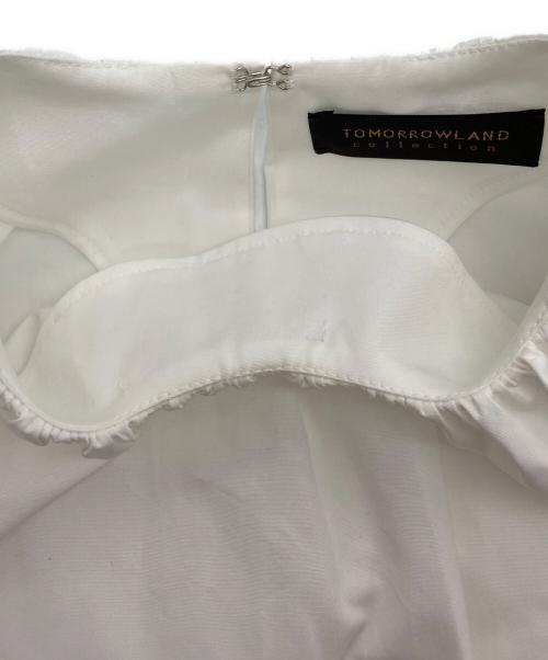 TOMORROW LAND（トゥモローランド）TOMORROW LAND (トゥモローランド) コットントロピカル ラグランスリーブブラウス ホワイト サイズ:36の古着・服飾アイテム