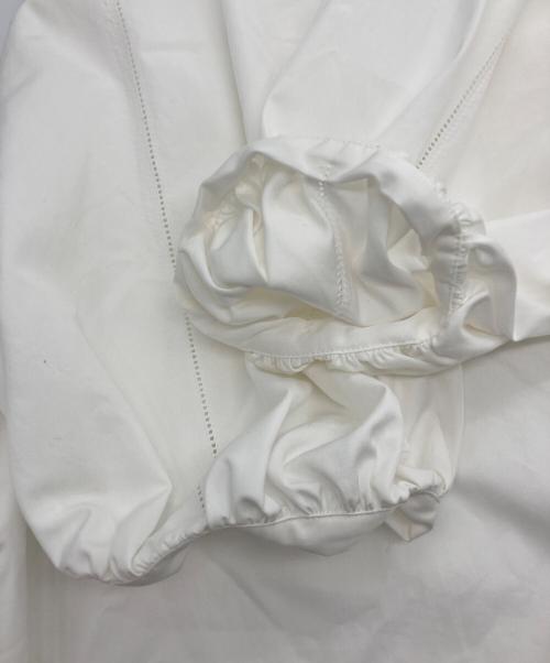 TOMORROW LAND（トゥモローランド）TOMORROW LAND (トゥモローランド) コットントロピカル ラグランスリーブブラウス ホワイト サイズ:36の古着・服飾アイテム