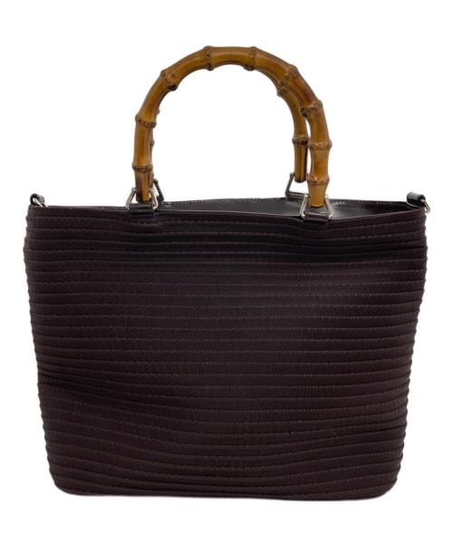 GUCCI（グッチ）GUCCI (グッチ) バンブー ハンドバッグ ブラウンの古着・服飾アイテム