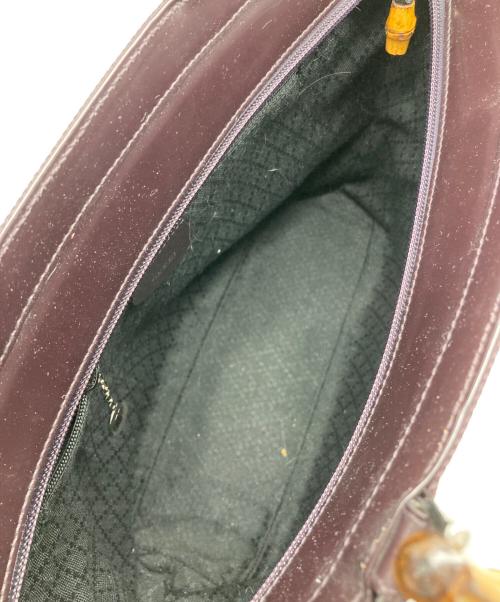 GUCCI（グッチ）GUCCI (グッチ) バンブー ハンドバッグ ブラウンの古着・服飾アイテム
