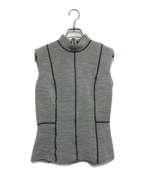 Maison Margiela（メゾンマルジェラ）Maison Margiela (メゾンマルジェラ) ノースリーブスウェット グレー サイズ:40の古着・服飾アイテム