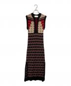Mame Kurogouchiマメクロゴウチ）の古着「Pedical summer knit Dress」｜ブラック