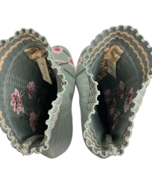 FENDI（フェンディ）FENDI (フェンディ) エンブロイダリー ソックブーツ グレー サイズ:39の古着・服飾アイテム