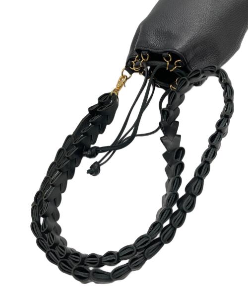 santaku（サンタク）SANTAKU (サンタク) 4way grain leather shoulder bag ブラックの古着・服飾アイテム