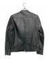UNITED TOKYO (ユナイテッドトーキョー) シングルライダースジャケット ブラック サイズ:1：7000円