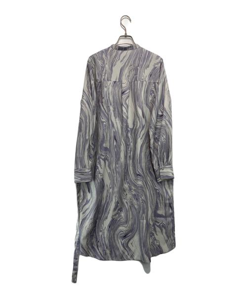 UNITED TOKYO（ユナイテッドトーキョー）UNITED TOKYO (ユナイテッドトーキョー) SUMINAGASHIベルテッドロングシャツ スカイブルーの古着・服飾アイテム