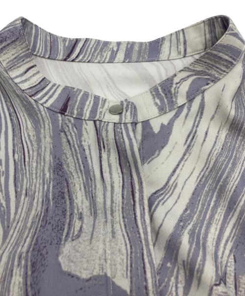 UNITED TOKYO（ユナイテッドトーキョー）UNITED TOKYO (ユナイテッドトーキョー) SUMINAGASHIベルテッドロングシャツ スカイブルーの古着・服飾アイテム