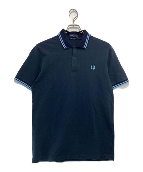 FRED PERRY（フレッドペリー）FRED PERRY (フレッドペリー) 半袖ポロシャツ ネイビー サイズ:42の古着・服飾アイテム