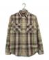 RRL（ダブルアールエル）の古着「チェックネルシャツ」｜ベージュ