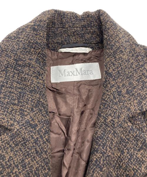 MaxMara（マックスマーラ）MaxMara (マックスマーラ) ガウンコート ブラウン サイズ:38の古着・服飾アイテム