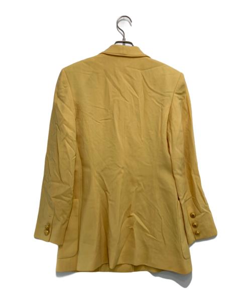 CELINE（セリーヌ）CELINE (セリーヌ) ［OLD］金釦ウールジャケット イエロー サイズ:36の古着・服飾アイテム