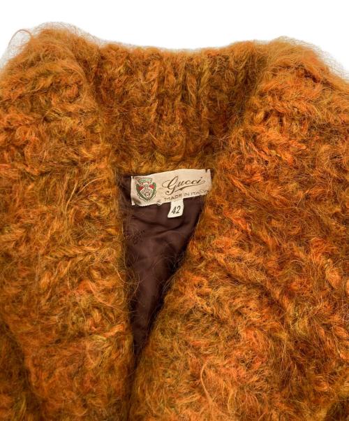 GUCCI（グッチ）GUCCI (グッチ) [古着]ヴィンテージモヘアコート ブラウン サイズ:42の古着・服飾アイテム