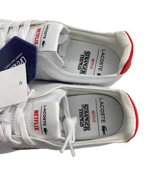 LACOSTE（ラコステ）LACOSTE (ラコステ) STRANGER THINGS (ストレンジャーシングス) コラボスニーカー ホワイト サイズ:UK6/US7の古着・服飾アイテム