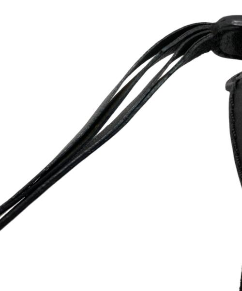 Salvatore Ferragamo（サルヴァトーレ フェラガモ）Salvatore Ferragamo (サルヴァトーレ フェラガモ) ガンチーニスエードハンドバッグ ブラックの古着・服飾アイテム