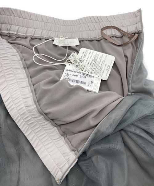 Fabiana Filippi（ファビアナフィリッピ）fabiana filippi (ファビアナフィリッピ) チュールスカート グレー サイズ:40の古着・服飾アイテム