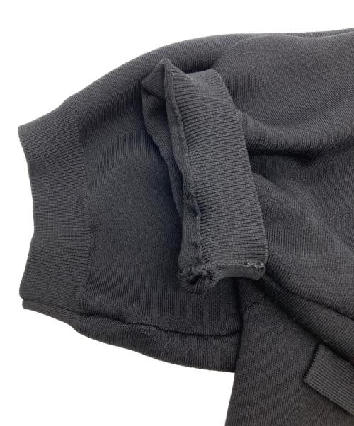 Adam et Rope（アダム エ ロペ）Adam et Rope (アダム エ ロペ) リボンポロニット ブラック サイズ:Fの古着・服飾アイテム