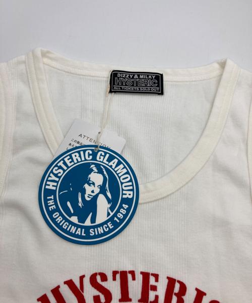 Hysteric Glamour（ヒステリックグラマー）Hysteric Glamour (ヒステリックグラマー) KINKY JEANS タンクトップ ホワイト サイズ:FREE 未使用品の古着・服飾アイテム