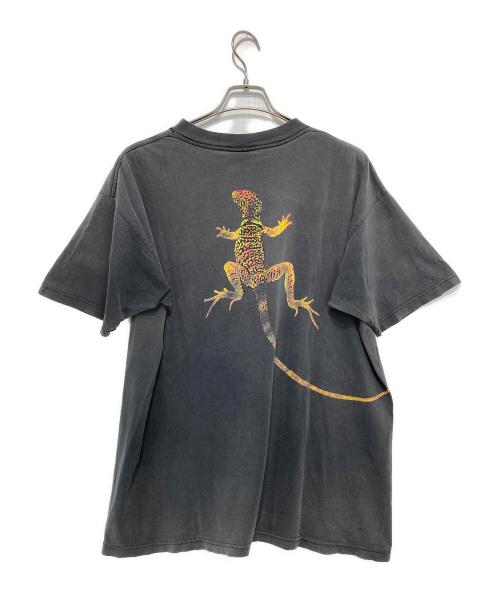 marlboro（マルボロ）marlboro (マルボロ) ［古着］リザードプリントTシャツ ブラック サイズ:XLの古着・服飾アイテム