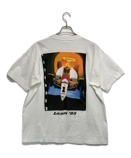 marlboro（マルボロ）marlboro (マルボロ) ［古着］'95F1プリント Tシャツ ホワイト サイズ:XLの古着・服飾アイテム