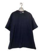 ENFOLDエンフォルド）の古着「WOVEN T-SHIRT」｜ブラック