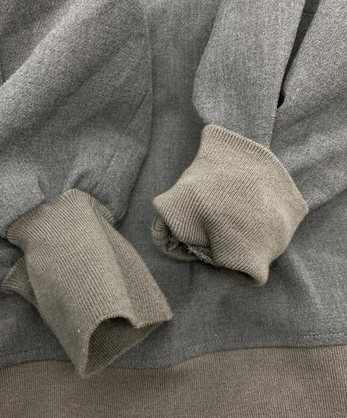 ENFOLD（エンフォルド）ENFOLD (エンフォルド) SOLID-SLEEVE PULLOVER グレー サイズ:38の古着・服飾アイテム