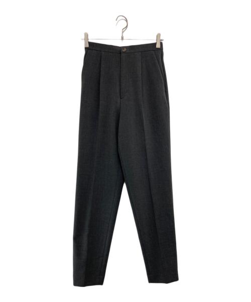 ENFOLD（エンフォルド）ENFOLD (エンフォルド) SLIM STRAIGHT TROUSERS グレー サイズ:38の古着・服飾アイテム