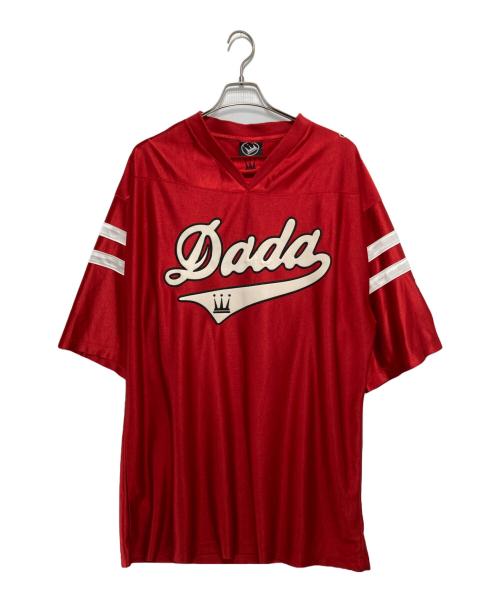 DADA SUPREME（ダダ スプリーム）DADA SUPREME (ダダ スプリーム) ゲームシャツ レッド サイズ:XLの古着・服飾アイテム
