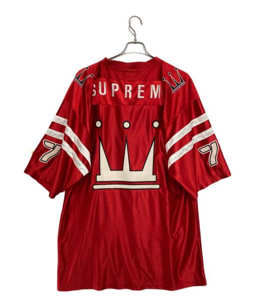DADA SUPREME（ダダ スプリーム）DADA SUPREME (ダダ スプリーム) ゲームシャツ レッド サイズ:XLの古着・服飾アイテム
